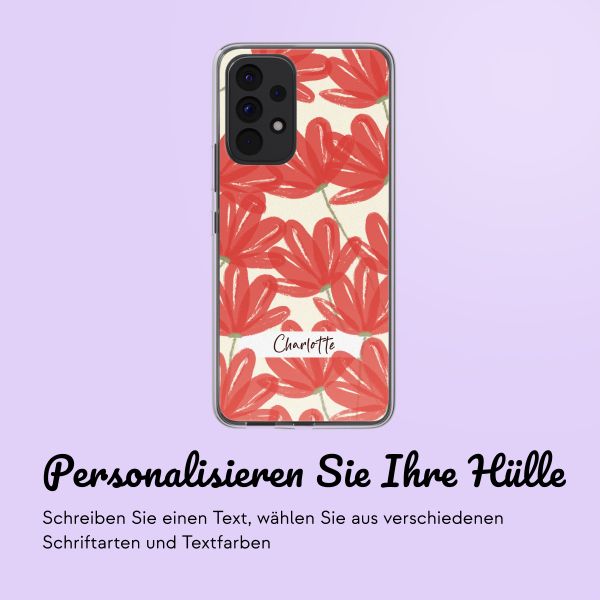 Hülle mit eigenem Foto und/oder Text Samsung Galaxy A53 - Bloemen