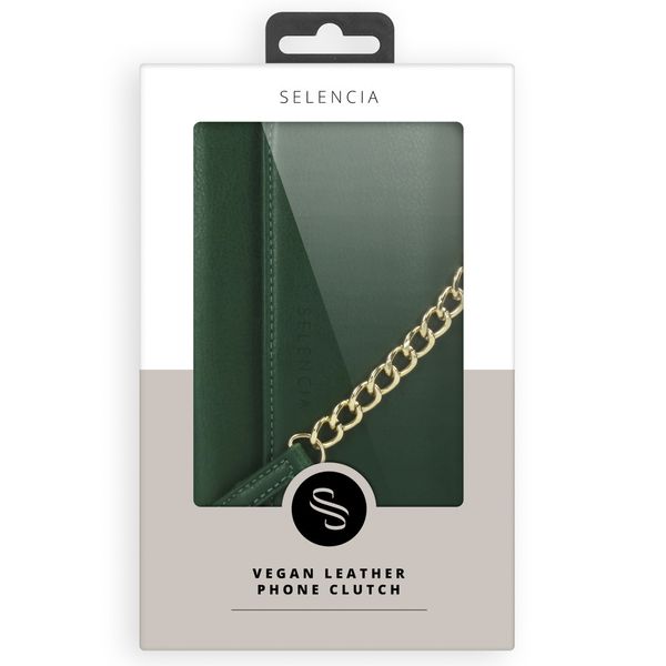 Selencia Clutch Klapphülle aus veganem Leder mit herausnehmbarem Case iPhone 11