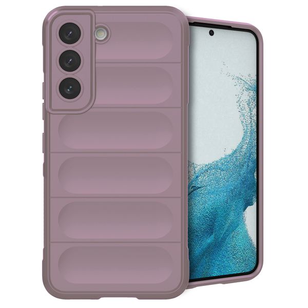 imoshion EasyGrip Back Cover für das Samsung Galaxy S22 - Violett