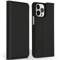 Accezz Premium Leather Slim Klapphülle Apple iPhone 13 Pro Max - Schwarz