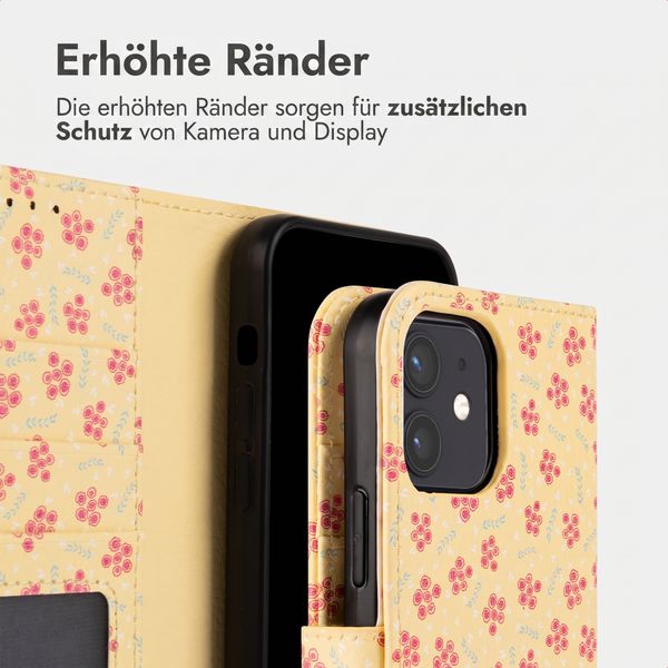 imoshion Design Klapphülle Apple iPhone 11 - Sunny Yellow Petite Flowers