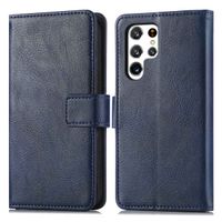 imoshion Luxuriöse Klapphülle Samsung Galaxy S22 Ultra - Dunkelblau