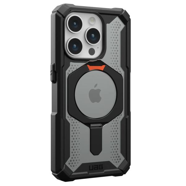 UAG Plasma XTE Back Cover MagSafe für das iPhone 15 Pro - Schwarz / Orange