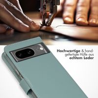 Selencia Echtleder Klapphülle Google Pixel 8 - Air Blue