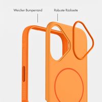 imoshion Color Backcover mit Thin MagSafe Ring Apple iPhone 16 - Orange