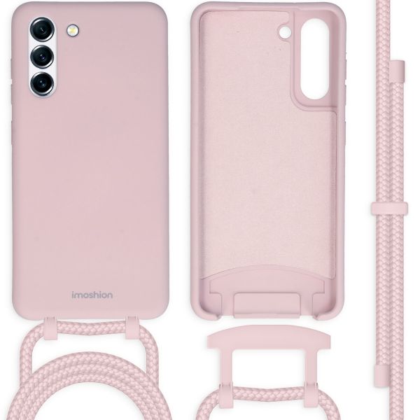 imoshion Color Backcover mit abtrennbarem Band Samsung Galaxy S21 FE - Rosa