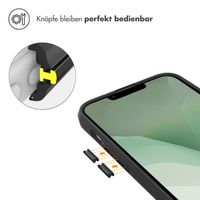 imoshion Rugged Hybrid Case für das Apple iPhone 14 Plus - Schwarz / Transparent