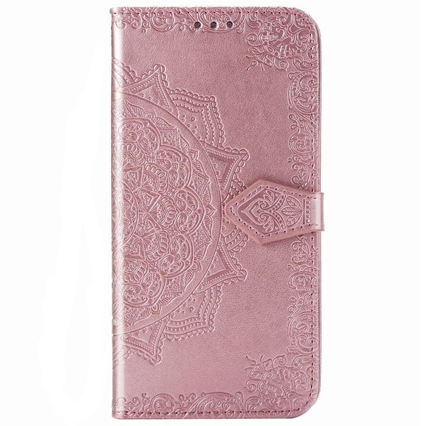 Mandala Klapphülle Oppo A5 (2020) / A9 (2020) - Roségold