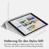 Accezz Smarte Klapphülle aus Silikon Apple iPad 6 (2018) 9.7 Zoll / iPad 5 (2017) 9.7 Zoll - Grau