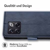 imoshion Luxuriöse Klapphülle für das OnePlus 10T - Dunkelblau