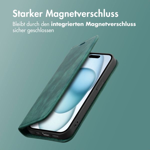 imoshion Slim Klapphülle Apple iPhone 15 - Grün