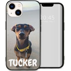 Gestalte deine eigene Apple iPhone 14 Gel Hülle - Schwarz