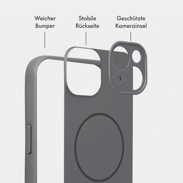 Accezz Grip Backcover mit MagSafe Apple iPhone 13 - Grau