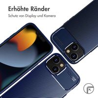 imoshion Carbon-Hülle für das iPhone 14 - Blau