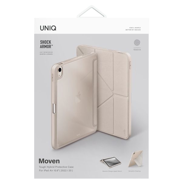 Uniq Moven Case Apple iPad Air 11 Zoll (2025) M3 / (2024) M2 / Air 5 (2022) / Air 4 (2020) - Ivory