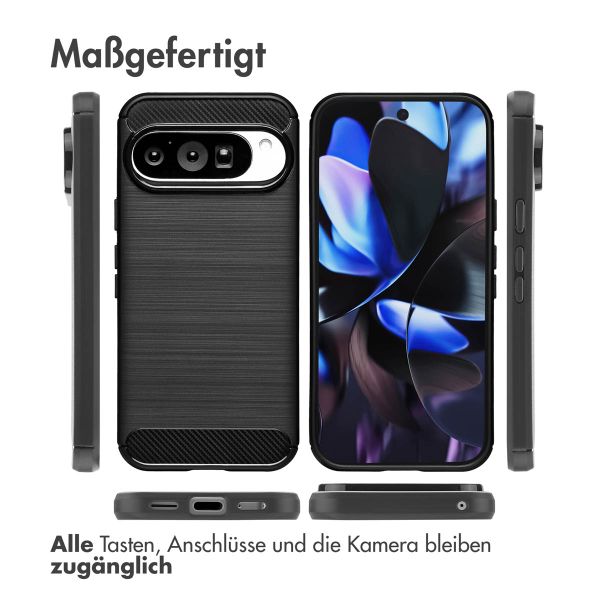 imoshion Brushed Back Cover Google Pixel 10 Pro - Schwarz