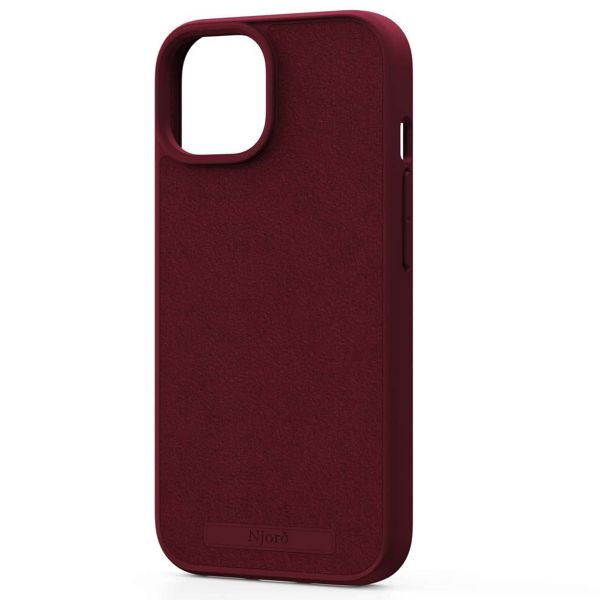 Njorð Collections Wildleder Comfort+ Case MagSafe für das iPhone 15 - Red