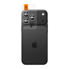 Spigen GLAStR Kamera Schutzglas 2er Pack für das Apple iPhone 17 Pro / 17 Pro Max / 16 Pro / 16 Pro Max / 15 Pro / 15 Pro Max / 14 Pro / 14 Pro Max - Silber