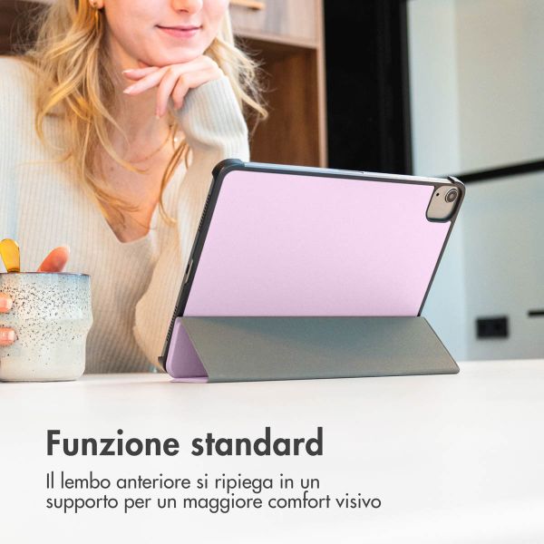 imoshion Trifold Klapphülle Apple iPad 11 (2025) 11 Zoll A16 / iPad 10 (2022) 10.9 Zoll - Rosa