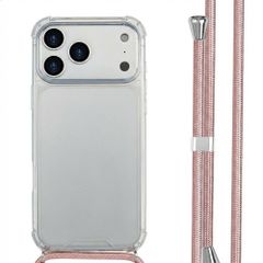 imoshion Transparentní zadní kryt s šňůrkou Apple iPhone 17 Pro Max - Rosé gold