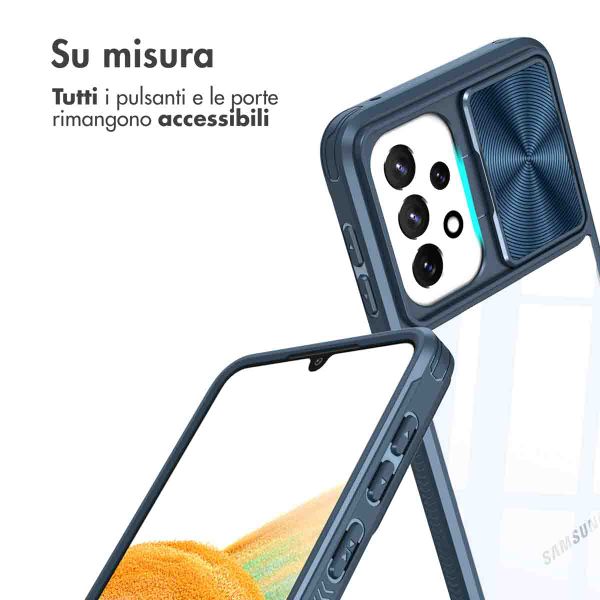 imoshion Back Cover mit Kameraschieber Samsung Galaxy A23 (5G) - Dunkelblau