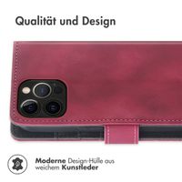 imoshion ﻿Klapphülle mit Kordel für das iPhone 12 (Pro) - Rot