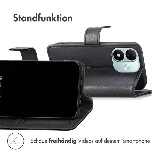 imoshion Luxuriöse Klapphülle Xiaomi Redmi Note 17 (5G) - Schwarz