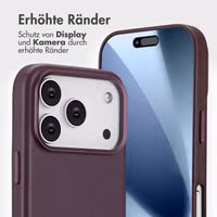 Accezz 2-in-1 Klapphülle aus Leder mit MagSafe Apple iPhone 17 Pro - Heath Purple