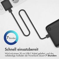 imoshion Powerbank - 27.000 mAh - Schnelles Aufladen und Power Delivery - Schwarz