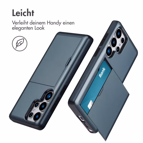 imoshion Backcover mit Kartenfach Samsung Galaxy S25 Ultra - Dunkelblau