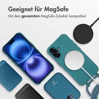 imoshion Color Backcover mit abtrennbarem Band MagSafe für das Apple iPhone 16 - Dark Green