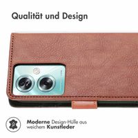 imoshion Luxuriöse Klapphülle Oppo A79 - Braun