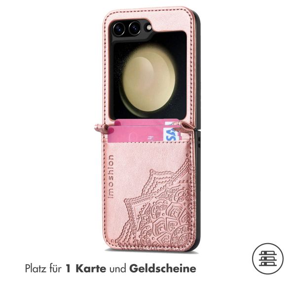 imoshion Mandala Klapphülle Samsung Galaxy Z Flip 7 FE - Rosé gold