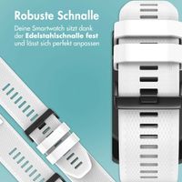 imoshion QuickFit® Silikonarmband - 26 mm Garmin Watch Anschluss - Weiß