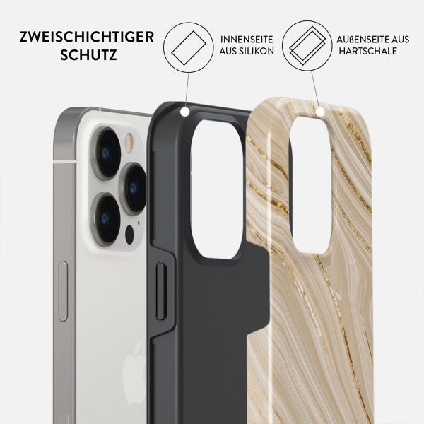 Burga Tough Back Cover für das Apple iPhone 14 Pro - Full Glam