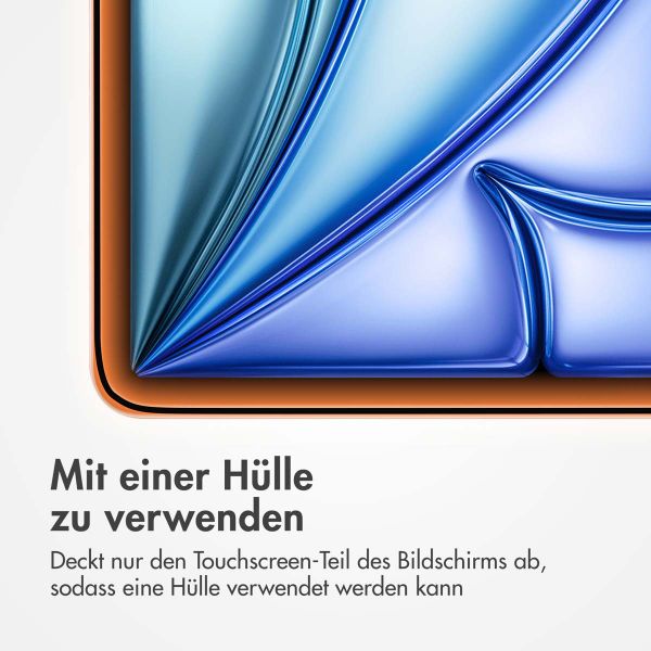 Accezz Schutzfolie aus gehärtetem Glas mit Applikator Apple iPad Air 11 Zoll (2025) M3 / (2024) M2