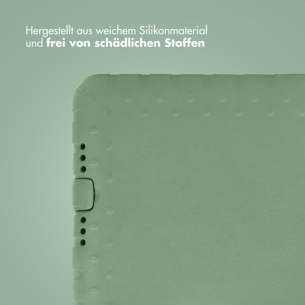 imoshion Schutzhülle mit Handgriff kindersicher Apple iPad 6 (2018) 9.7 Zoll / iPad 5 (2017) 9.7 Zoll - Olive Green