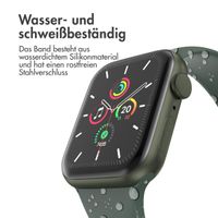 imoshion Silikonband⁺ für die Apple Watch Series 1 bis 10 / SE / Ultra (2) (44/45/46/49 mm) - Olive - Größe M/L