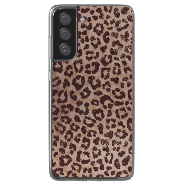 imoshion  Design Hülle für das Samsung Galaxy S21 FE - Leopard Mood