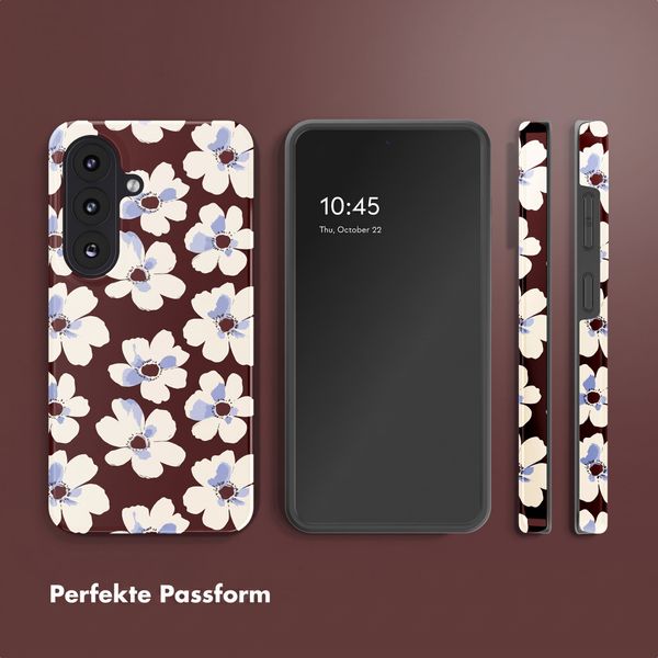 Selencia Vivid Rückabdeckung mit MagSafe Samsung Galaxy S26 FE - Choco Flower Pop