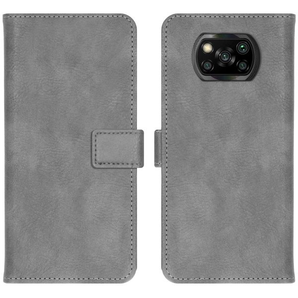 imoshion Luxuriöse Klapphülle Xiaomi Poco X3 (Pro) - Grau