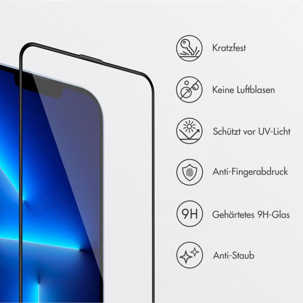 Accezz Gehärteter Glas-Schutz + Applikator Apple iPhone 13 Pro Max / 14 Plus