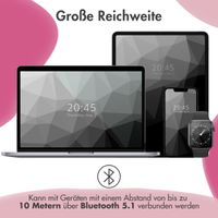 imoshion Kabellose Kinderkopfhörer Unicorn LED Light - Dezibelbegrenzer - Mit AUX-Kabel - Pink / Hot Pink