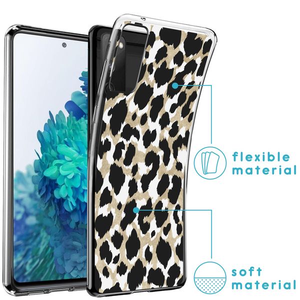 imoshion Design Hülle für das Samsung Galaxy S20 FE - Leopard / Schwarz