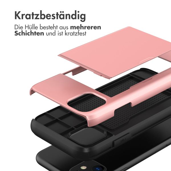 imoshion Backcover mit Kartenfach Apple iPhone 11 - Rosé gold