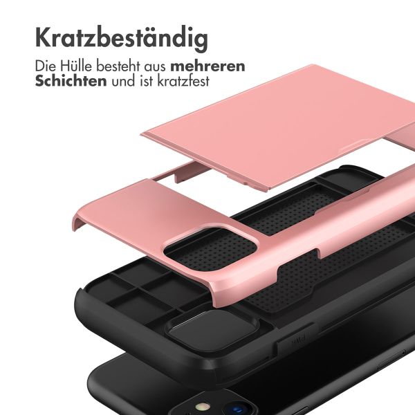 imoshion Backcover mit Kartenfach für das iPhone 11 - Rose Gold