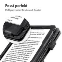 imoshion Klapphülle Sleepcover mit strap und stand Kobo Clara HD - Schwarz
