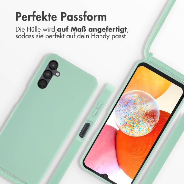 imoshion SilikonHülle mit Band Samsung Galaxy A14 (5G) - Mintgrün