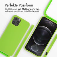 imoshion SilikonHülle mit Band Apple iPhone 12 (Pro) - Fluor Groen