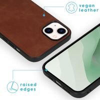 imoshion Entfernbare 2-1 luxuriöse Klapphülle für das Apple iPhone 14 Plus - Braun